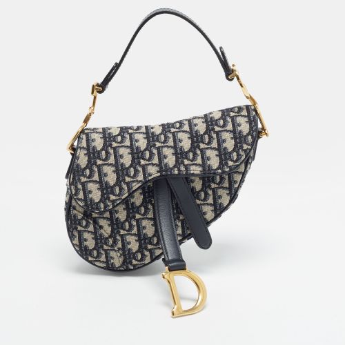 Saddle Mini Oblique Canvas Shoulder Bag - Dior - Modalova