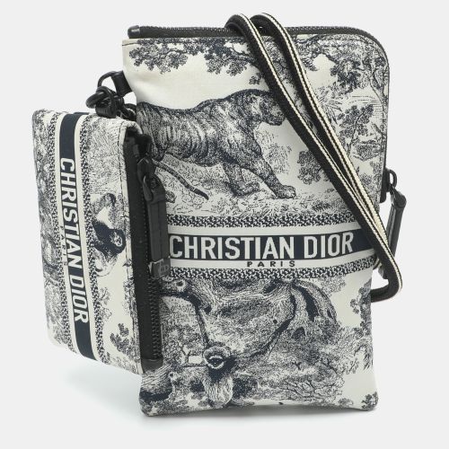 De Jouy /Blue Technical Fabric Multifunction Pouch - Dior - Modalova