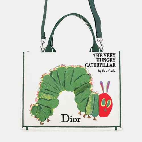 Book Tote Medium Multicolor Canvas Tote Bag - Dior - Modalova