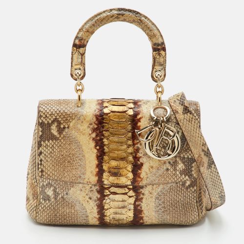 Be Small /Beige Python Top Handle Bag - Dior - Modalova