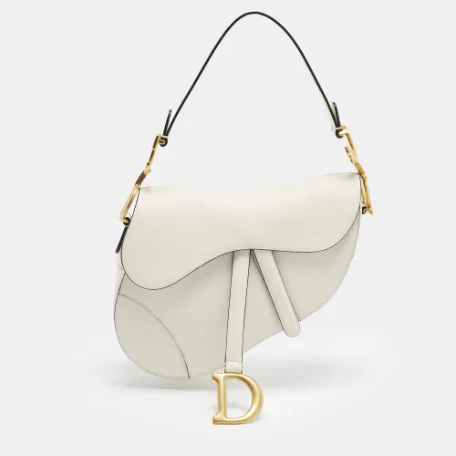 Saddle Leather Shoulder Bag - Dior - Modalova