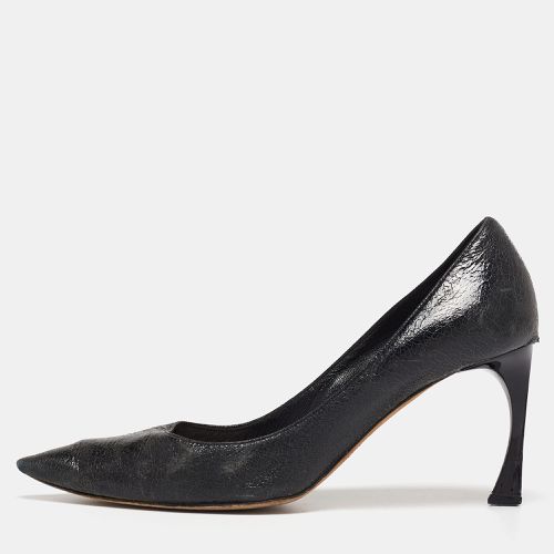 Crackled Leather Pointed Toe Pumps Size 39 - Dior - Modalova