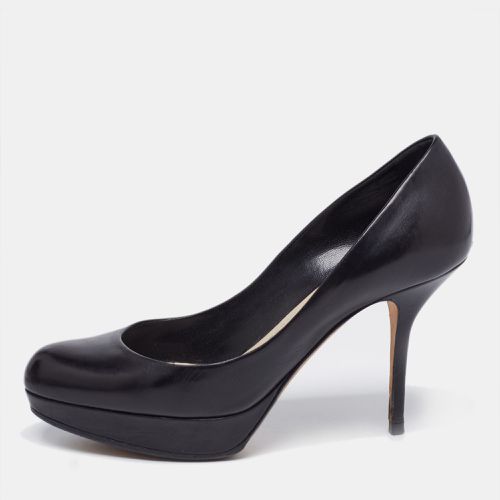 Dior Black Leather Platform Pumps Size 36 - Dior - Modalova