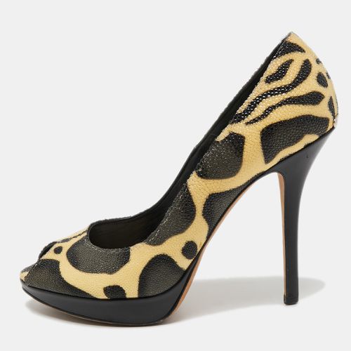 Dior Black/Yellow Stingray Miss Dior Pumps Size 37.5 - Dior - Modalova