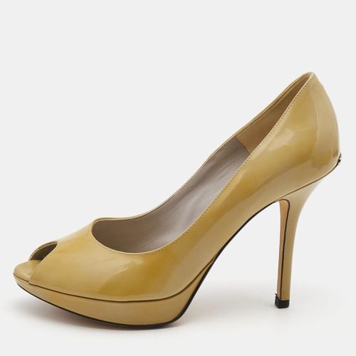 Dior Olive Green Patent Leather Miss Dior Pumps Size 37 - Dior - Modalova