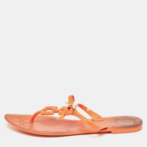 Jelly Thong Flat Sandals Size 40 - Dior - Modalova