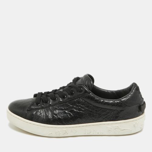 Dior Black Leather Low Top Sneakers Size 37.5 - Dior - Modalova