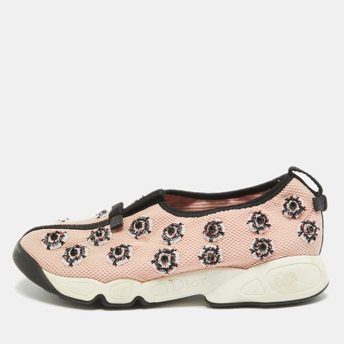 Dior Pink Mesh Embellished Fusion Sneakers Size 37 - Dior - Modalova