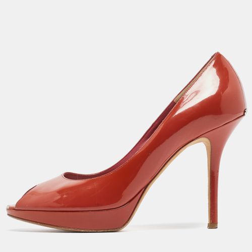 Dior Dark Orange Patent Leather Miss Dior Pumps Size 41 - Dior - Modalova