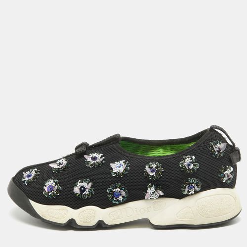 Dior Black Embellished Mesh Fusion Sneakers Size 35.5 - Dior - Modalova