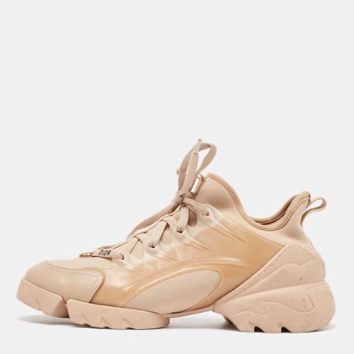 Dior Beige PVC and Fabric D-Connect Sneakers Size 38.5 - Dior - Modalova