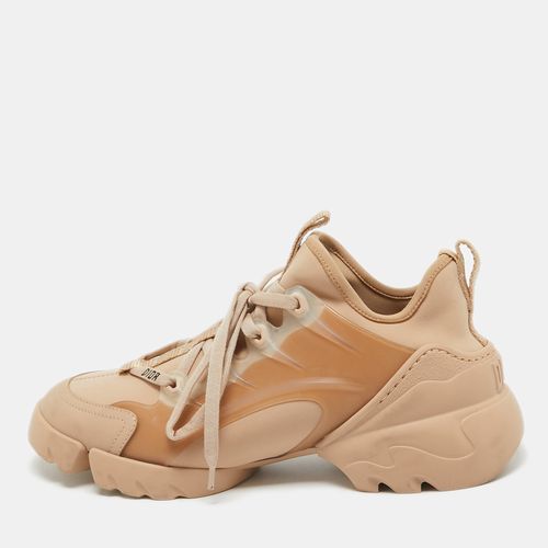 Dior Beige Fabric and PVC D-Connect Sneakers Size 36.5 - Dior - Modalova