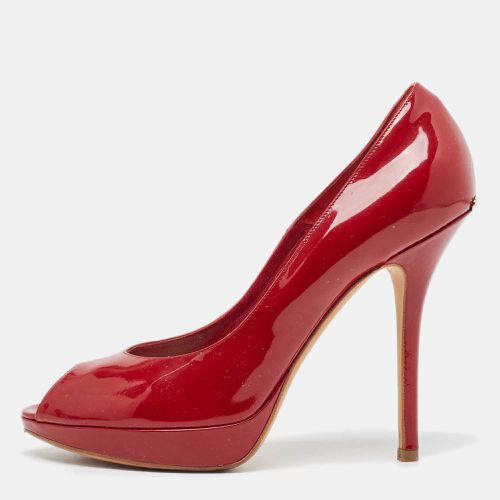 Dior Dark Red Patent Leather Miss Dior Pumps Size 38 - Dior - Modalova