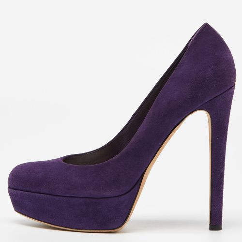 Dior Purple Suede Miss Dior Platform Pumps Size 38 - Dior - Modalova