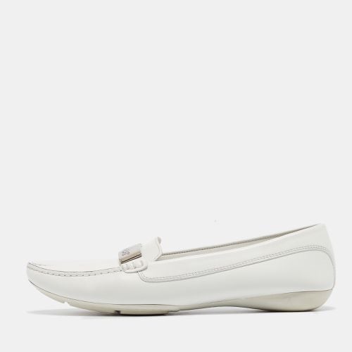 Dior White Leather Loafers Size 39.5 - Dior - Modalova