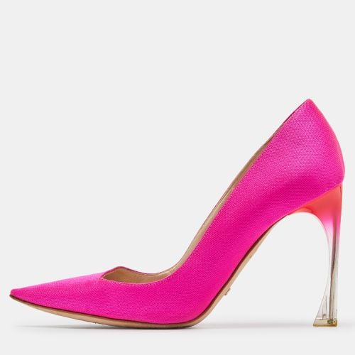 Dior Fuchsia Fabric Acrylic Heel Pumps Size 37.5 - Dior - Modalova