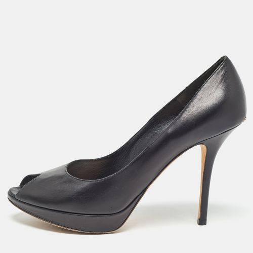 Dior Black Leather Miss Dior Platform Peep Toe Pumps Size 42 - Dior - Modalova