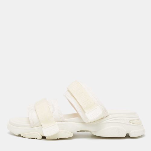 Dior Off White Fabric D Wander Slides Size 39 - Dior - Modalova