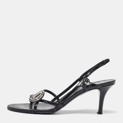 Dior Black Patent Leather Slingback Sandals Size 37.5 - Dior - Modalova