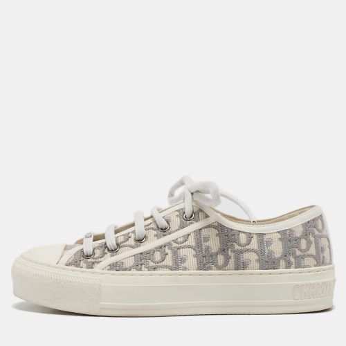 Dior White Canvas Rubber Walk'n'Dior Sneakers 36 - Dior - Modalova