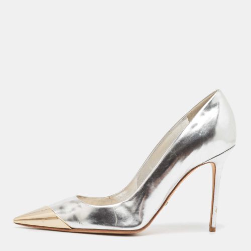 Dior Silver Leather Pointed Toe Pumps Size 42 - Dior - Modalova