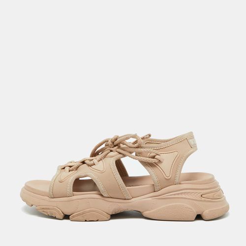 Dior Beige Fabric D-Connect Flat Sandals Size 38 - Dior - Modalova