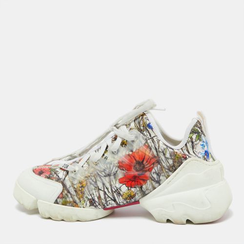 Dior Multicolor Printed Fabric and Rubber D-Connect Sneakers Size 38.5 - Dior - Modalova