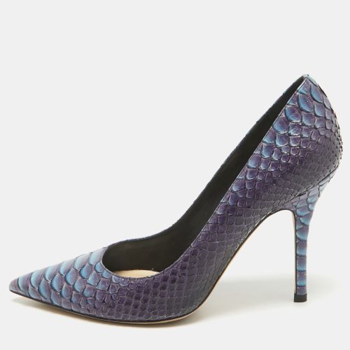 Dior Two Tone Python Leather Cherie Pumps Size 37 - Dior - Modalova