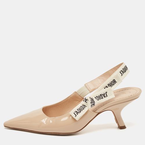 Dior Beige Patent Leather J'Adior Slingback Pumps Size 36 - Dior - Modalova