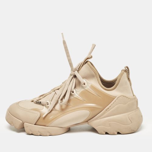 Dior Beige Neoprene and Rubber D-Connect Low Top Sneakers Size 38 - Dior - Modalova