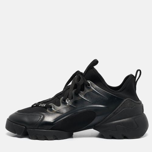 Dior Black Fabric and PVC D-Connect Low Top Sneakers Size 38 - Dior - Modalova