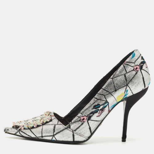 Dior Multicolor Embroidered Fabric Embellished Pointed Toe Pumps Size 40 - Dior - Modalova