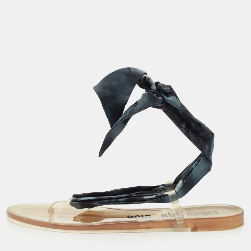 Dior Two Tone Fabric Kaleidoscope Thong Flat Sandals Size 42 - Dior - Modalova