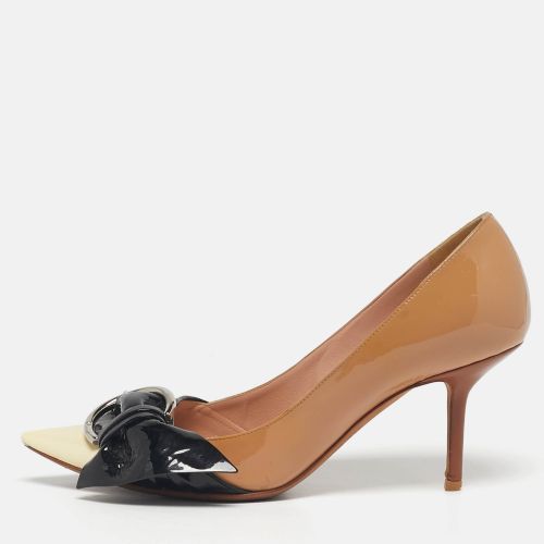 Dior Tricolor Patent Leather Buckle Pointed Toe Pumps Size 39 - Dior - Modalova