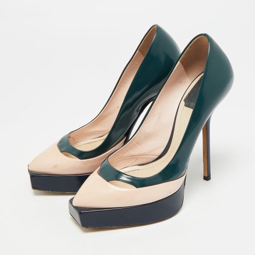 Size 36 Leather Square Sole Platform Pumps - Dior - Modalova