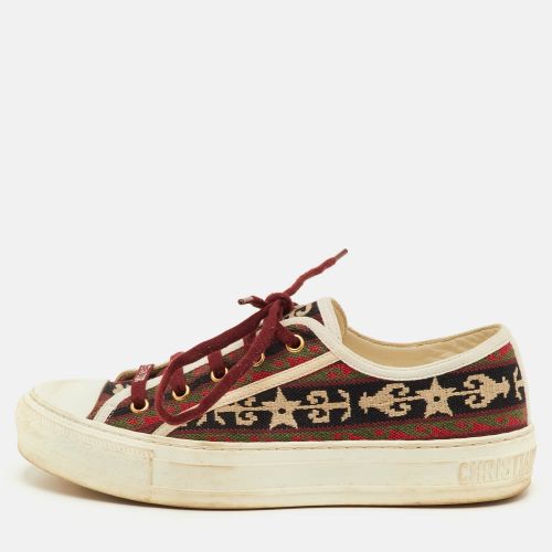 Walk'n' Size 38 Embroidered Canvas Low Top Sneakers - Dior - Modalova