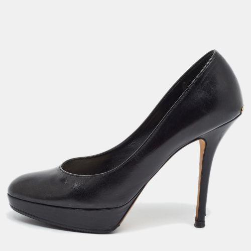 Size 37.5 Leather Platform Pumps - Dior - Modalova