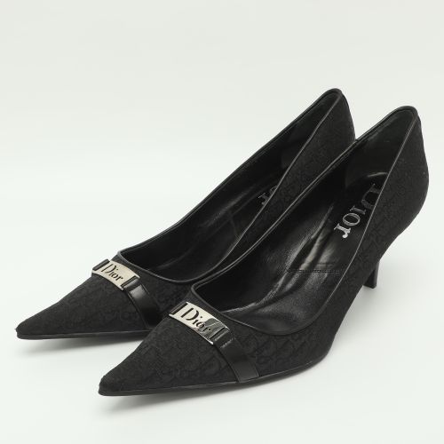 Size 41 Oblique Canvas Pointed Toe Pumps - Dior - Modalova