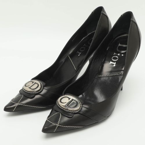 CD Size 41 Leather Pointed Toe Pumps - Dior - Modalova