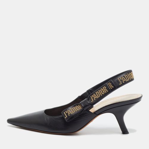 J'A Size 40 Leather Studded Slingback Pumps - Dior - Modalova