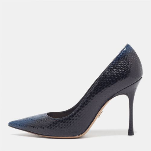 Size 39 Two Tone Python Leather Pointed Toe Pumps - Dior - Modalova