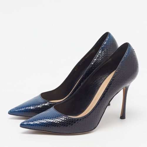 Size 39 Two Tone Python Leather Pointed Toe Pumps - Dior - Modalova