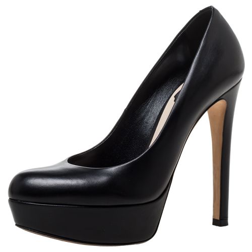 Dior Black Leather Platform Pumps Size 36 - Dior - Modalova