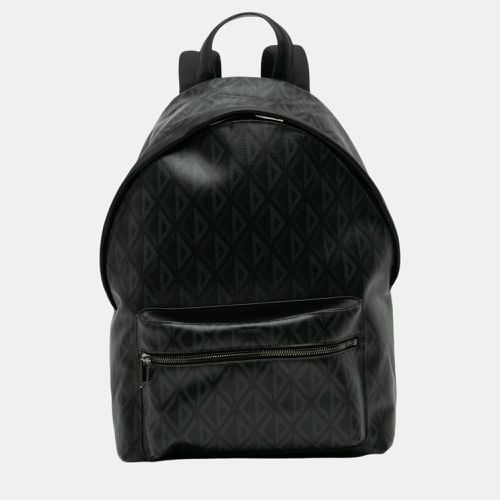 Dior Black CD Diamond Rider Zipped Backpack - Dior - Modalova