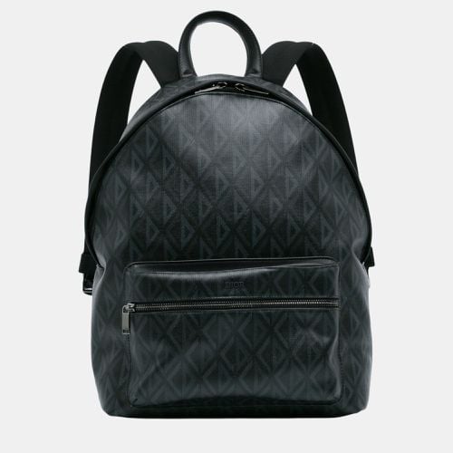 Dior Black/Grey CD Diamond Rider Zipped Backpack - Dior - Modalova