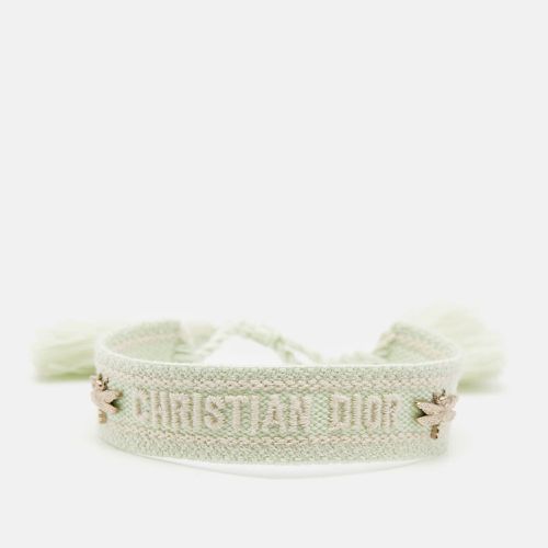 Dior J'Adior Bee Woven Fabric Gold Tone Bee Bracelet - Dior - Modalova