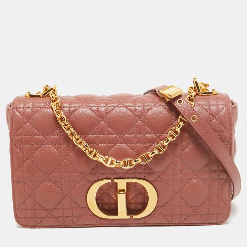 Dior Rust Cannage Leather Medium Caro Shoulder Bag - Dior - Modalova