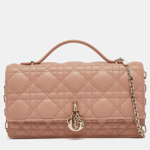 Rose des Vents Cannage Leather Mini My Top Handle Bag - Dior - Modalova