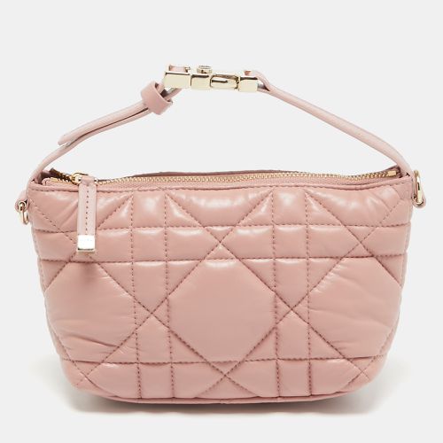 Dior Pink Cannage Leather Small Diortravel Nomad Pouch - Dior - Modalova