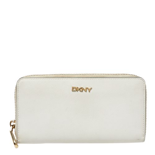 Saffiano Leather Zip Around Continental Wallet - Dkny - Modalova